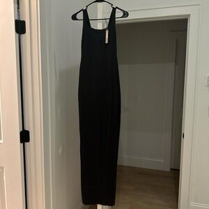 SKIMS body tank long slip dress with built in shapewear